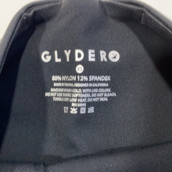 NWT Glyder Black Inside Out Leopard Print Leggings XS - Picture 6 of 8